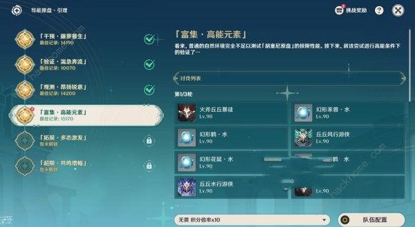 原神4.8导能原盘第四天攻略 富集高能元素满奖励配队打法图片1