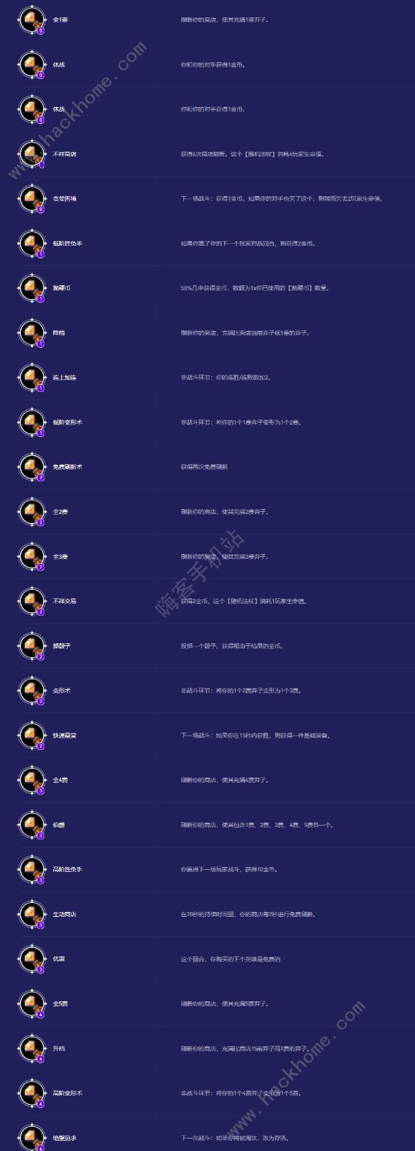 云顶之弈s12随机法杖效果大全图 s12全随机法杖属性及种类一览图片1