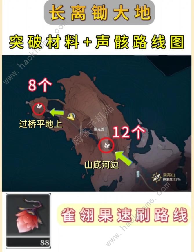 鸣潮长离升级材料收集路线图 长离声骸突破材料锄大地路线一览