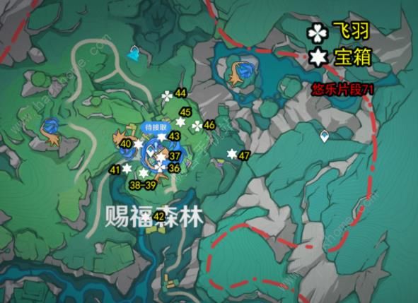 原神4.8版本希穆兰卡宝箱收集攻略 4.8悠乐片段全位置图示一览图片3