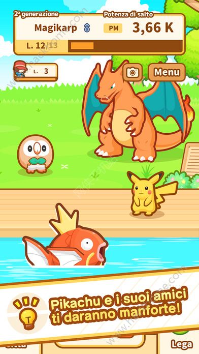 精灵宝可梦鲤鱼王溅跃游戏官网安卓版（Pokemon Magikarp Jump） v1.3.5