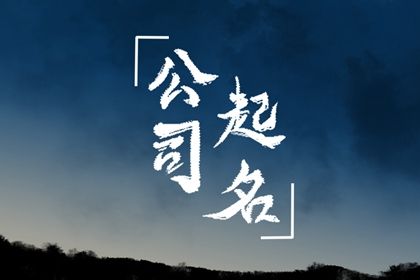 平面设计公司名字创意时尚 展现设计魅力的名字