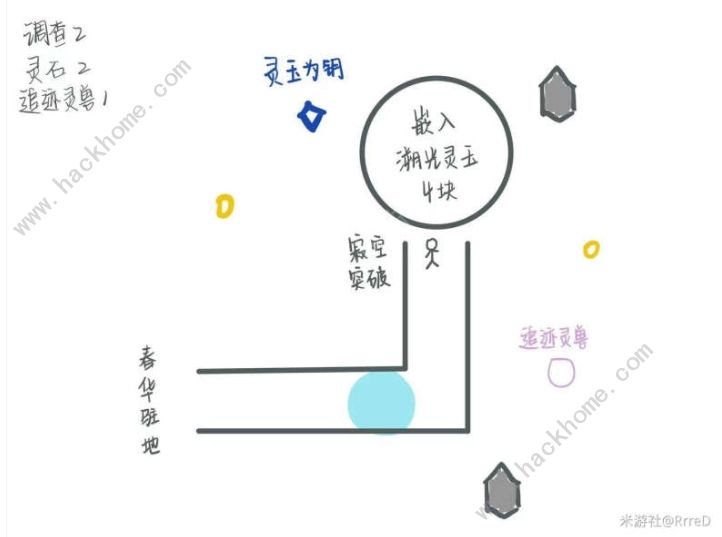 未定事件簿红尘共长生浮黎城攻略 浮黎城区域通关路线图图片5