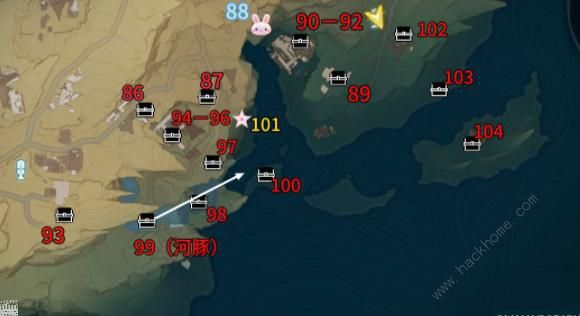 鸣潮荒石高地全收集攻略 荒石高地全部位置一览图片8