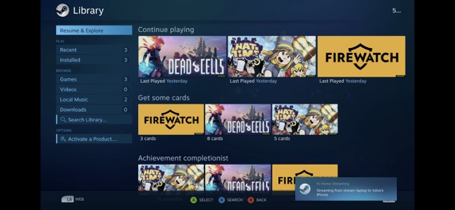 Steam Link app手机版ios版（Steam流式盒） v1.1.0