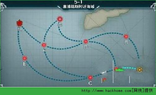 战舰少女5-1掉落图攻略 战舰少女5-1掉落船只详解[图]图片1