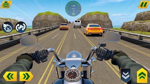 公路骑手真实驾驶安卓中文版下载（Traffic Rider Real Bike Race） v0.2