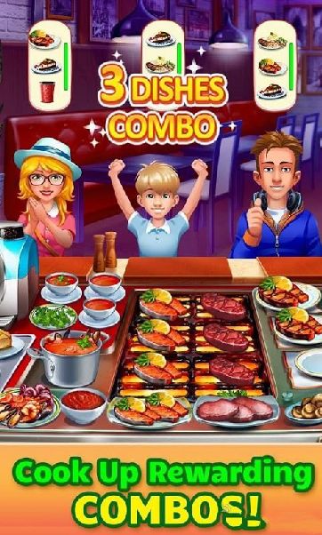 烹饪有趣的餐厅游戏安卓最新版下载（Cooking Craze） v1.39.0