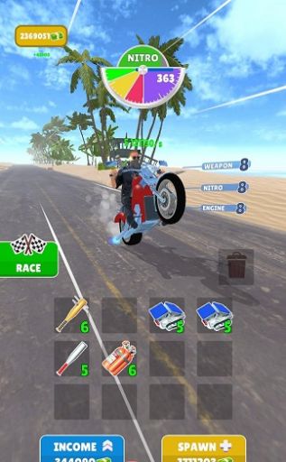 超级机车战士手机版最新版（Motorbikes Merge） v1.0