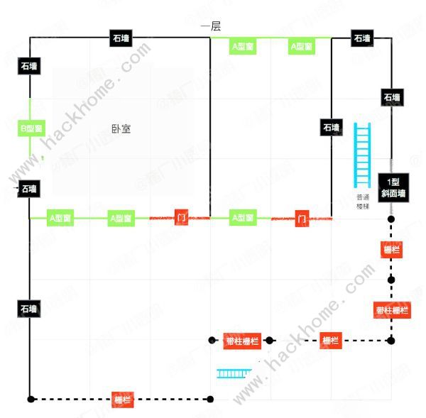 明日之后3000分建筑蓝图 3000分别墅设计图图片5