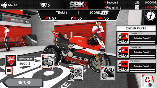 SBK摩托经理中文完整安卓版（SBK Team Manager） v1.1.4