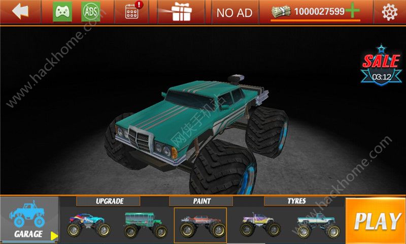 沙滩车竞技赛安卓版（Angry Truck Canyon Hill Race） v1.1