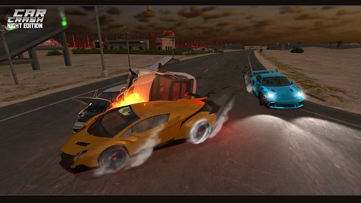 Night Car Crash Open City游戏安卓版下载 v1.222