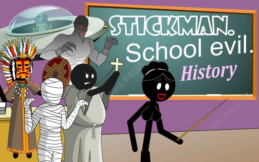 火柴人校园邪恶故事汉化中文版（Stickman Schol Evil History） v1.0.1