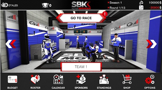 SBK摩托经理免费游戏安卓版下载（SBK Team Manager）图片1