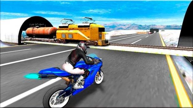 超级3D公路自行车特技游戏手机版（Super 3D Highway Bike Stunt） v1.6