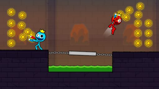 Red and Blue Stickman 2下载官方最新版 v2.1.1