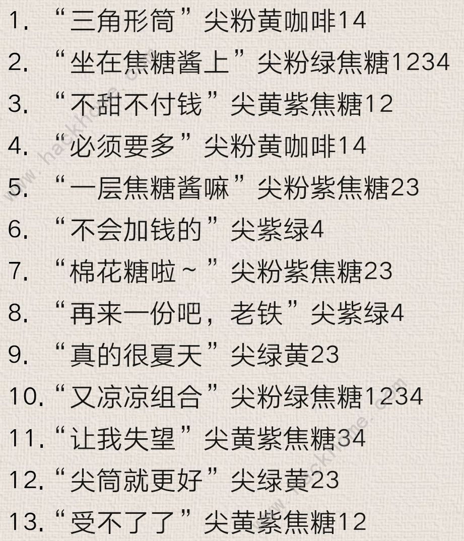 鼹鼠同行冰淇淋配方大全 所有冰淇淋公式一览