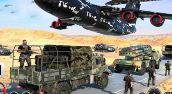 陆军车辆运输卡车模拟器游戏手机版下载（Army Vehicle Transporter Truck Simulator） v1.38