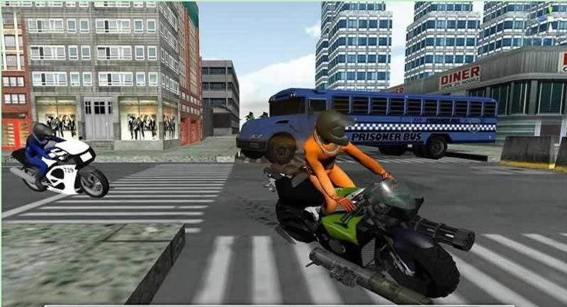 摩托越狱大逃亡游戏中文汉化版（Traffic Cop Bike Prison Escape） v1.0.2