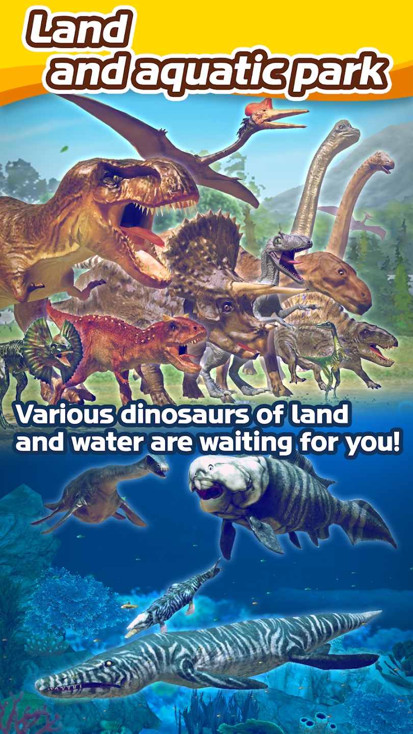 恐龙公园大亨恐龙崛起安卓版游戏下载（Dino Tycoon Raising Dinosaurs） v1.8