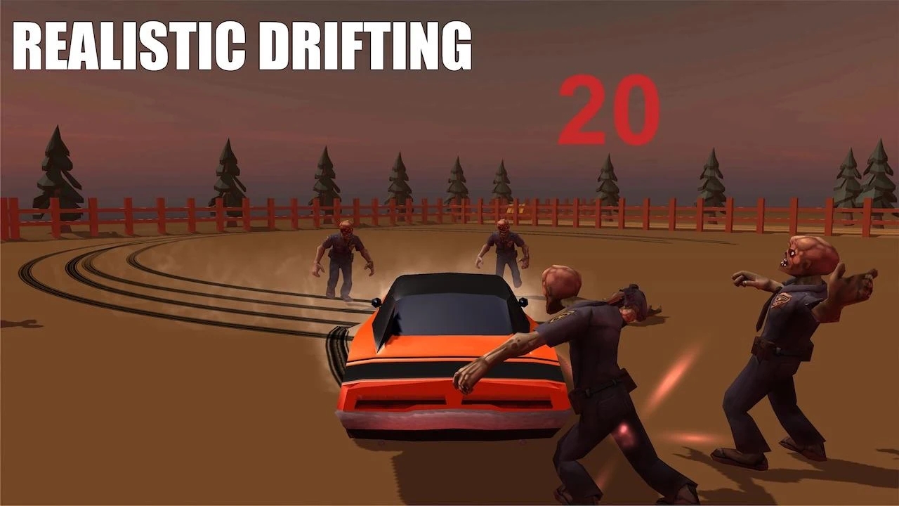 Drift Car Smash Zombies游戏中文版 v1.2