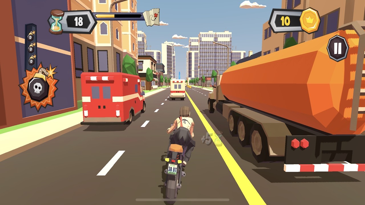 混乱交通摩托车骑士游戏最新安卓版（Chaos Traffic Motorbike Rider） v1.0