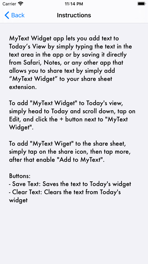 MyText Widget软件安卓版下载 v2.0