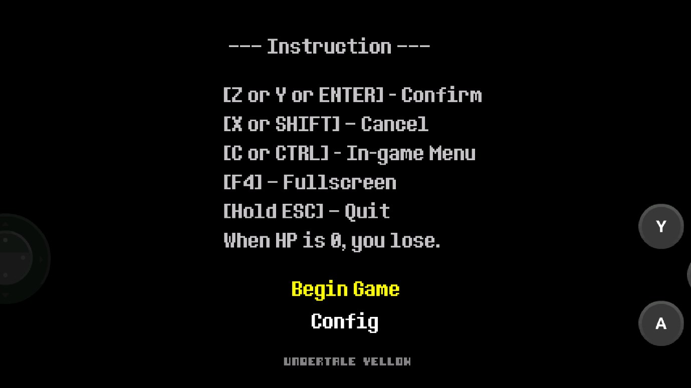 传说之下黄魂手机版中文版下载（Undertale Yellow）图片1