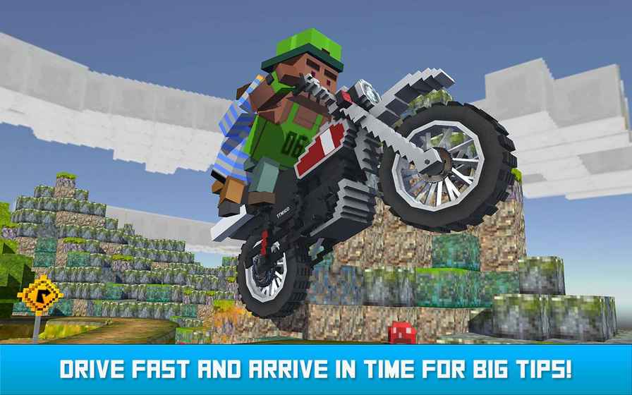 冬季的微风游戏安卓最新版（Blocky Moto Bike SIM Winter Breeze） v1.2