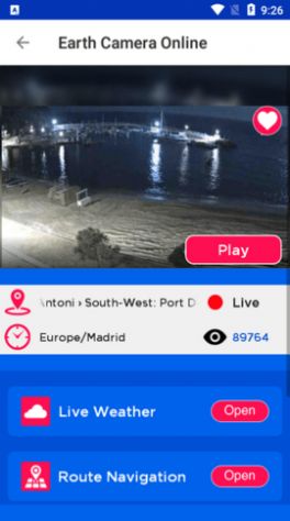 Earth Camera全球实况摄像头app最新安卓版  v4.8.1
