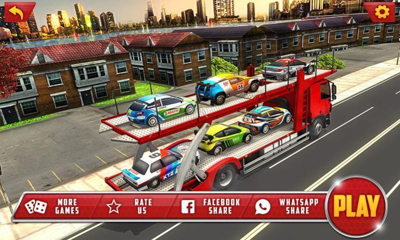 板车运输模拟器游戏手机版（Vehicle Transporter Trailer Truck） v2.3