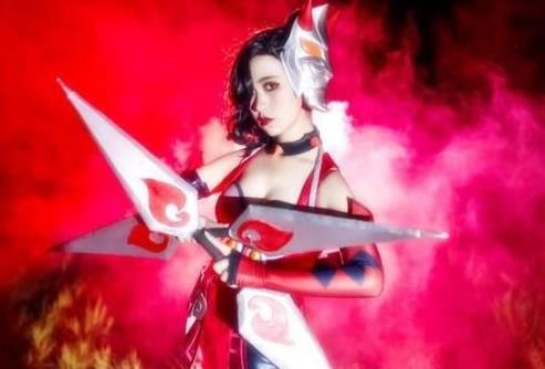 王者荣耀阿轲cosplay图片鉴赏 阿轲COS高清壁纸一览图片4