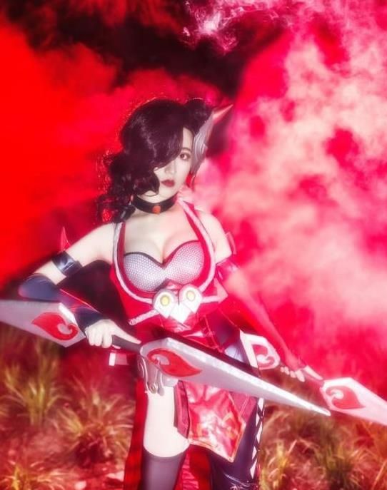 王者荣耀阿轲cosplay图片鉴赏 阿轲COS高清壁纸一览图片3