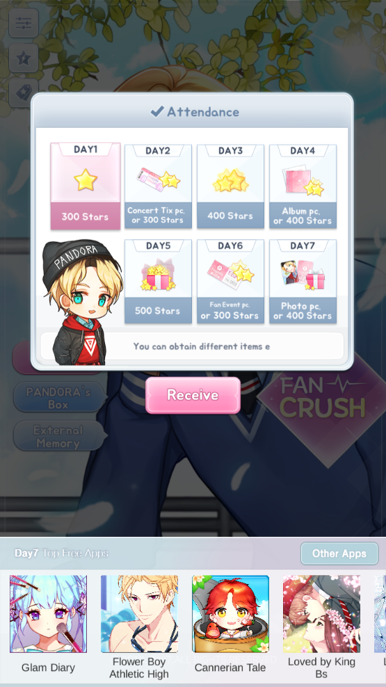 追星模范生游戏安卓最新版(Secret Fan Crush) v1.1