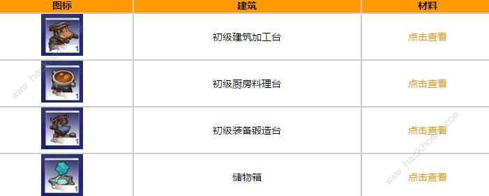 我的起源建筑图纸大全 建筑配方及材料总汇​