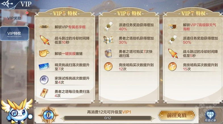 奥奇传说手游VIP价格表 2021VIP价格预览图片1