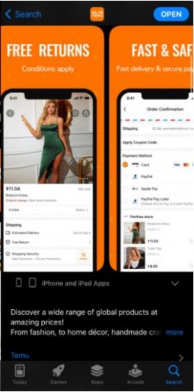temu苹果手机ios电商平台app图片3