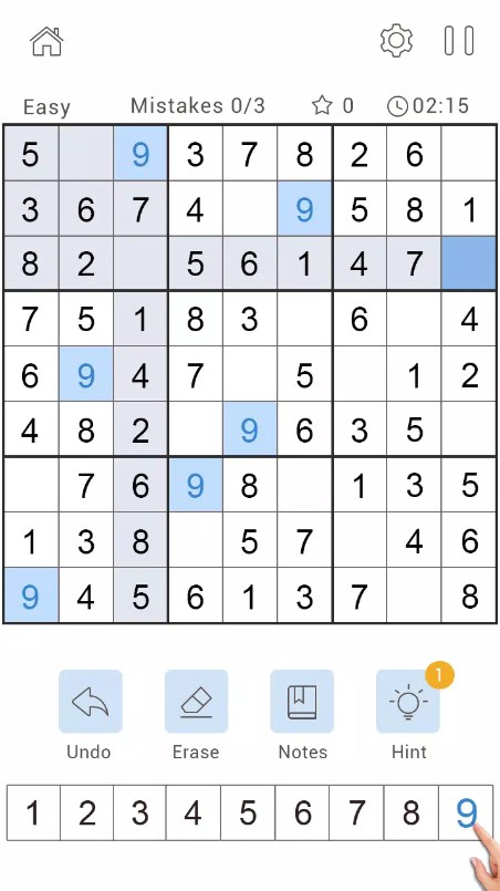 经典的每日数独最新版安卓版下载（Daily Sudoku Classic） v1.1.9