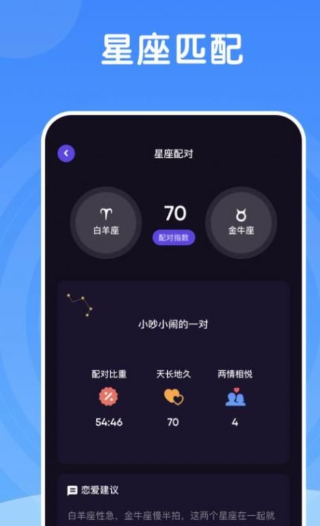 测测星座大师app官方下载 v1.1