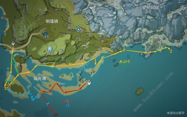 原神星螺采集位置大全2024 最新星螺收集路线一览图片6