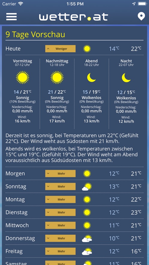 wetter.at天气预报软件app官方下载 v6.1