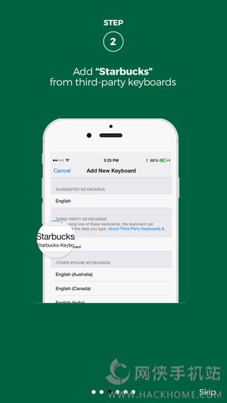 Starbucks Keyboard星巴克键盘安卓版app下载 v1.0