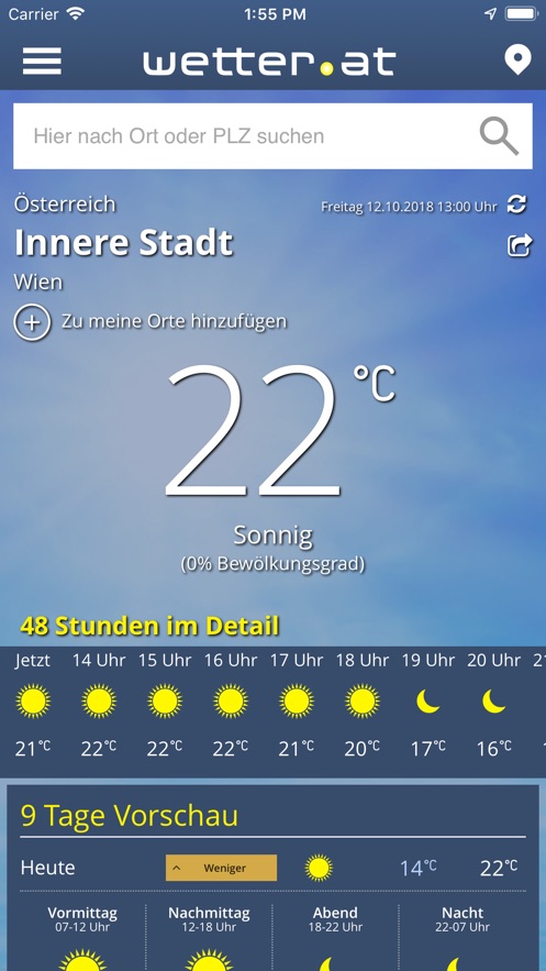 wetter.at天气预报软件app官方下载 v6.1