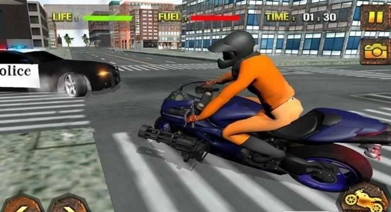 摩托越狱大逃亡游戏中文汉化版（Traffic Cop Bike Prison Escape） v1.0.2