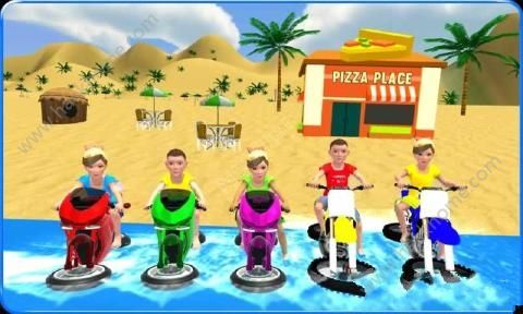 多人水上摩托车中文安卓版（Kids Water Surfing Bike） v1.1