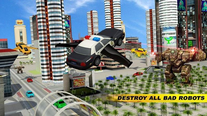 汽车人变身游戏安卓版（Police Car Transformer Robot） v1.1.3