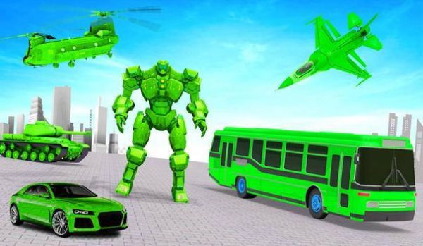 Army School Bus Robot Car Game中文版游戏下载 v2