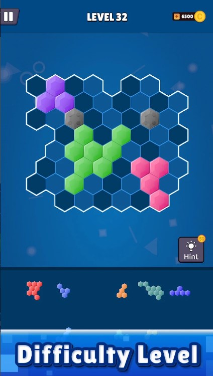 拼图任务官方中文版下载（Hex Block Rush） v1.0