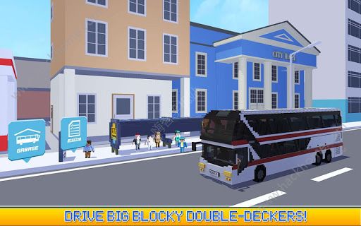 块状城市客车司机中文安卓版（Blocky City Bus Driver SIM） v1.2